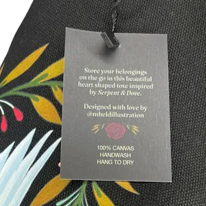 OwlCrate Serpent & Dove Heart Tote Bag - Shelby Mahurin April 2026 YA Box Item thumbnail 4