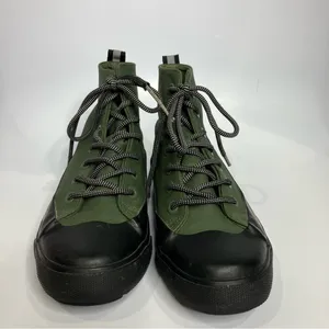 Hunter black dipped lace up boots waterproof rain boots‎ women’s size 8.5 trendy thumbnail 3