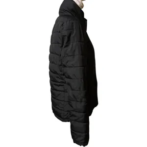 Gap Women's Black Cold Weather Button Front Puffer Jacket Sz S thumbnail 4
