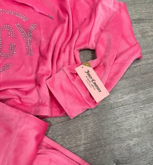Juicy Couture NWT Forever Pink Jogger Pajama Hoodie Set thumbnail 4
