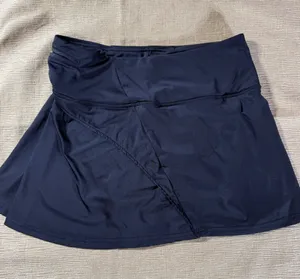 YYV Women’s Black Athletic Skort Size M Built In Shorts Zip Pocket Tennis Golf thumbnail 9