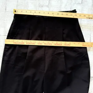 Halara High Waisted Shirred Pocket Tapered Straight Leg 7/8 Length Work Pants M thumbnail 8