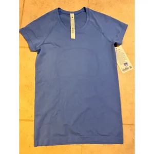 Lululemon Swiftly Tech Short Sleeve 2.0 Poolside Blue Running Shirt Size 6 NWT thumbnail 3