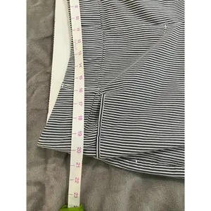 Lane Bryant The Allie SZ 18 Pants Pinstripe‎ Capris Crop Ankle Blue/Gray & White thumbnail 8