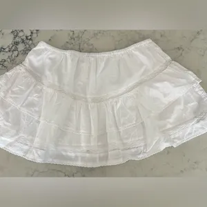 New Abercrombie & Fitch High Rise Drop Waist Mini Skort Skirt Large MSRP $70 thumbnail 4