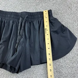Liberty Pro Flowy Athletic Shorts Women S Black Butterfly Gym‎ Activewear Skort thumbnail 5