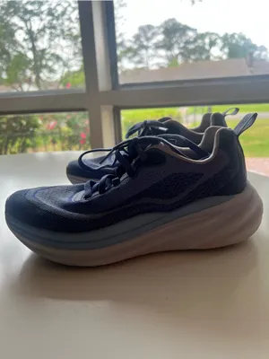 Avia Women's Size 6.5 Comfort Performance Sneakers Blue White Thick Foam Trainer thumbnail 7