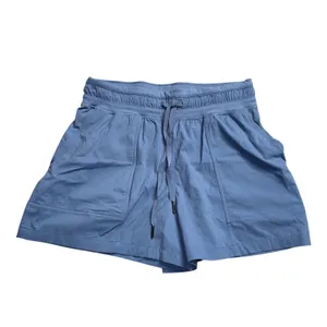 Lululemon Dance studio High-Rise Shorts Womens 6 Oasis Blue Excellent Ribbed thumbnail 2