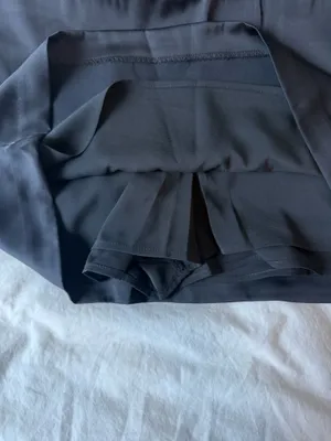 Abercrombie Scarlett Black Silk Mini Skort thumbnail 3