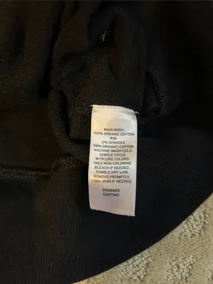 Abound Black Zip Front Pullover Hoodie thumbnail 6