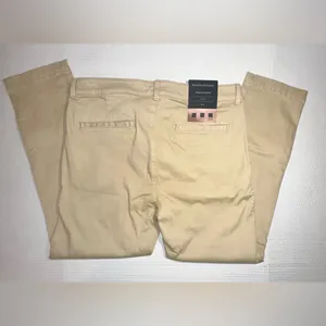 Banana Republic Pants Women Size 8S Skinny Khaki Ankle Mid-Rise Tan Workwear NWT thumbnail 13