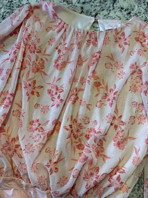 Pink Lily Pink Floral Bodysuit thumbnail 3