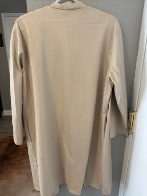 Marc New York Andrew Marc Vegan Leather Duster Jacket – Beige Neutral Sz M thumbnail 6