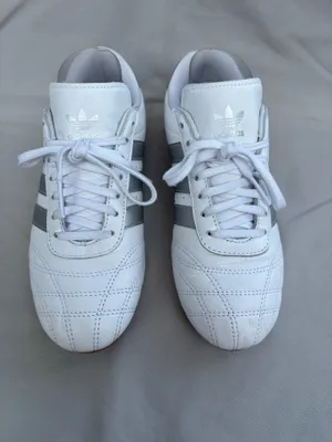 adidas Taekwondo Lace Low Top Sneakers Cloud White/Silver Metallic/Gum JS1192 thumbnail 3