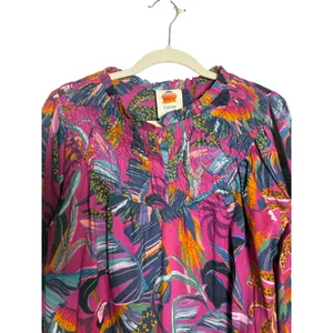 Farm Rio Rainbow Macaws Mini Dress Women's Sz. M thumbnail 4