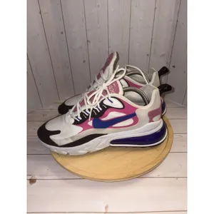 Nike Women's Sneakers Air Max 270 React 'White Fuchsia Blue' Sz 8.5 thumbnail 3