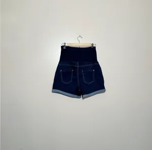 SALE! Dark Wash Time and Tru Maternity Full Panel Shorts Size M (8-10) EUC thumbnail 2