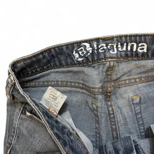 Y2K Bullhead Laguna Jeans Size 1 Short Low Rise Flare Bootcut Medium Wash thumbnail 2