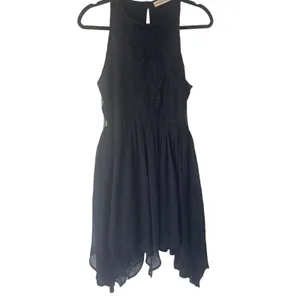 Abercrombie & Fitch Women Medium Blue‎ Lace Chiffon Fairy Grunge Mini Dress thumbnail 2