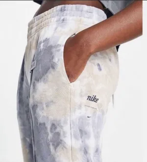 Nike Loose Fit Tie Dye Cuffed Sweatpants in Slate Blue, Medium thumbnail 3