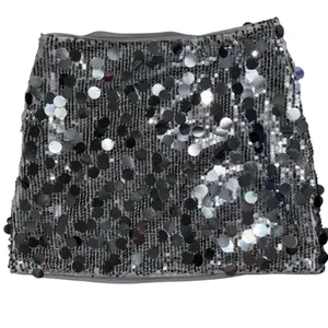 CIDER Sequin Mid Waist Mini Skirt large round circles nwot XS y2k 2000’s core thumbnail 5