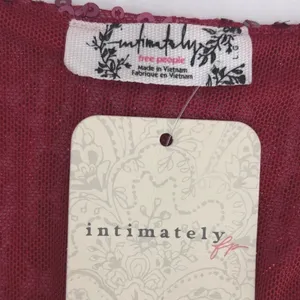 Intimately Free People Red Sequin Mini Slip Dress Square Neck Sz L OB1533256 NWT thumbnail 2