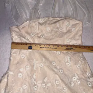 PROMESA Lace Floral Tulle Overlay Dress Midi‎ Formal Special Occasion Size L thumbnail 9