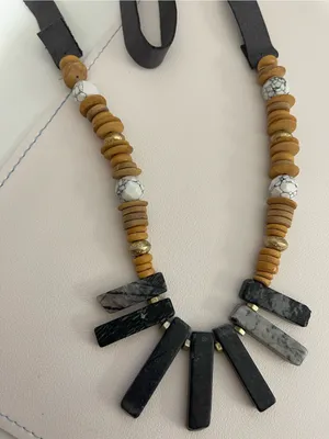 handcrafted necklace similar to twine & twig thumbnail 1