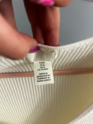 White H&M Top thumbnail 4