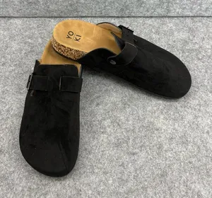 YOKI Gila 102 Black Suede Slip-On Clogs size 8.5 thumbnail 1