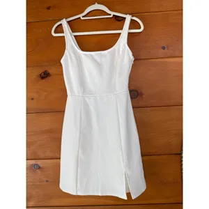 Lulus Always Admired White Sleeveless Mini Dress Weekend Square Neck Short Large thumbnail 3