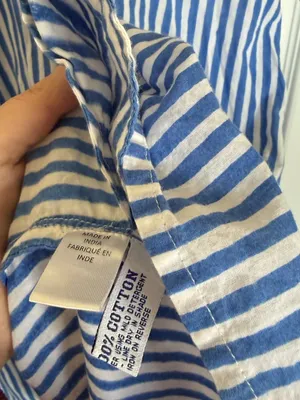Tuckernuck Pink City Prints Blue Striped Mini Dress thumbnail 6