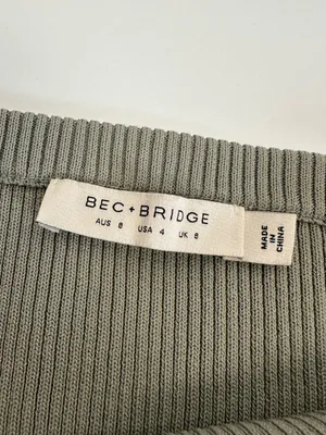 Bec and Bridge Versailles Knit Split Midi Skirt thumbnail 11