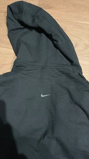 Nike yoga cropped training hoodie black thumbnail 2