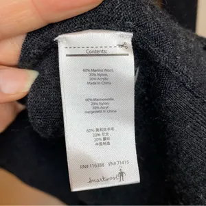 SMARTWOOL Merino Wool Blend Crewneck Pullover Sweater Black/Charcoal Gray Small thumbnail 10