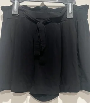 Ambiance Apparel PAPERBAG WAIST SHORTS BLACK SIZE M thumbnail 4