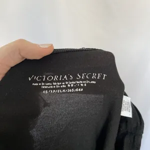 Victoria's‎ Secret Black Wide-Leg Pants With Elastic Waistband & V Logo size XS thumbnail 7