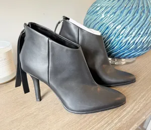 NWOT Zara Ankle Boots‎ Women Black Size 39 / 8.5 thumbnail 1
