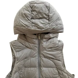 Lululemon Pack It Down Vest Chrome Grey Size 6 Goose Down Puffer Winter Ski thumbnail 3