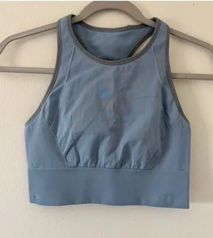 Lululemon Ebb to Train medium support high neck running workout bra size 6 thumbnail 1
