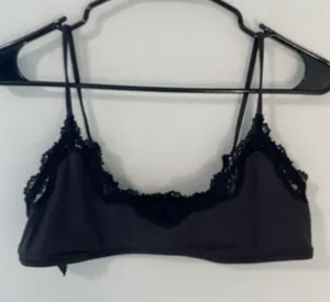 SKIMS Lace Scoop Bralette Black Women’s Size XL thumbnail 1