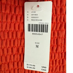 NWT‎ Anthropologie Ariana Square Neck Asymmetrical Ruffle Hem Tank Dress Medium thumbnail 4