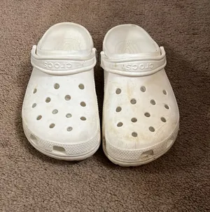 White Crocs thumbnail 1