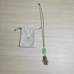 Women’s Kendra Scott Boho Necklace Blue And Gold Vibe Festival Necklace thumbnail 3