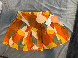 Noel Fe X Mini Skirt Orange Size 4 thumbnail 1