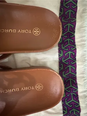 Tory Burch Miller Cloud Sandal Aged Camello Size 9 thumbnail 5