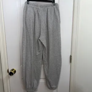 Aeropostale light gray New York high waisted‎ baggy cinched lounge sweatpants S thumbnail 6