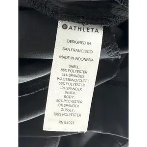 Athleta Womens Black‎ Active Skort Size 12 Hiking Tennis Skirt with Zip Pockets thumbnail 6