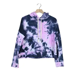 Ivory Ella Womens M Drawstring Pullover Tie-Dye Hoodie thumbnail 1