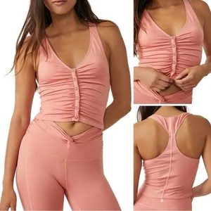 Free People Movement Walk It Talk It Tank Top In Peaches Size XL NEW thumbnail 2